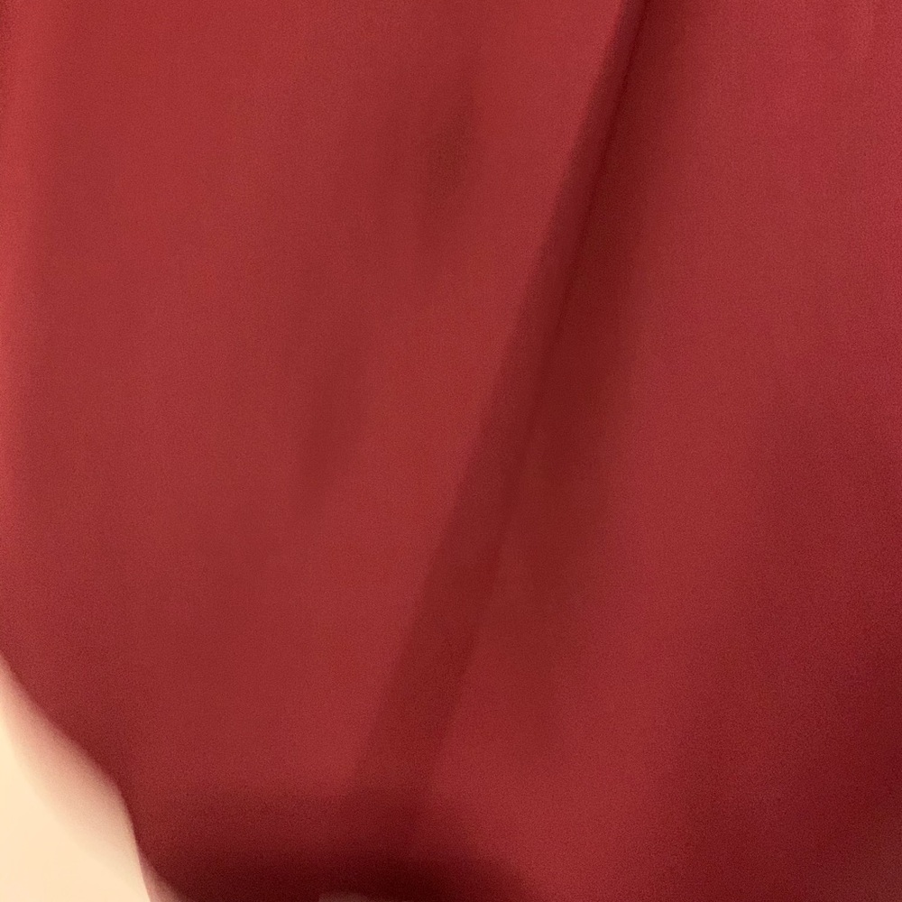 Maroon Split Neck Blouse - image 3